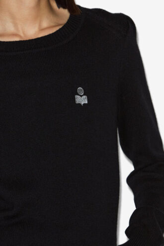 Abelle Cotton Sweater with Logo