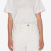 Aby Short-Sleeve Cotton T-Shirt with Logo