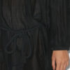 Adeliani Short Cotton Dress with Long Sleeves