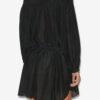 Adeliani Short Cotton Dress with Long Sleeves