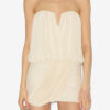 Adelita Draped Jersey Bustier Dress