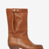 Ademe Biker Style Leather Boots