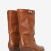 Ademe Biker Style Leather Boots