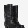 Ademe Biker Style Leather Boots
