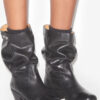 Ademe Biker Style Leather Boots