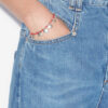 Adriel Natural Stone and Brass Bracelet