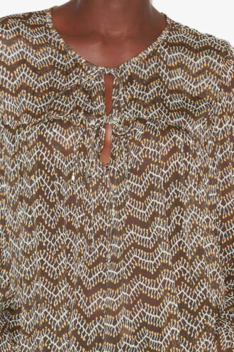 Advika Printed Muslin Top