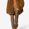 Aglae Short Faux Fur Coat