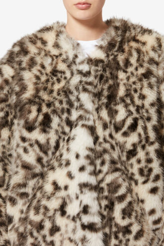 Aglae Short Faux Fur Coat