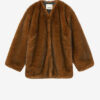 Aglae Short Faux Fur Coat