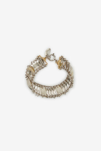 Ailys Man Wide Bracelet with Mini Plates