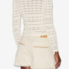 Ajaline Short Openwork Knit Cardigan