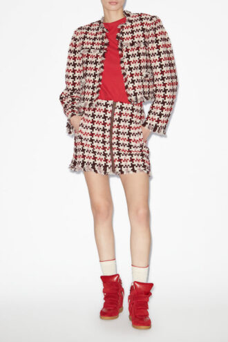 Akima Short Tweed Skirt