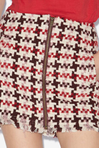 Akima Short Tweed Skirt
