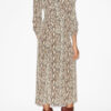 Albini Gathered Silk Blend Midi Dress