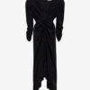 Albini Long Printed Silk Dress
