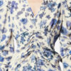 Albini Long Printed Stretch Silk Dress