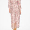 Albini Printed Silk Blend Midi Dress