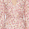 Albini Printed Silk Blend Midi Dress