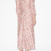 Albini Printed Silk Blend Midi Dress