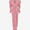 Albini Printed Silk Blend Midi Dress