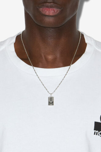 Alby Domino Pendant Chain Necklace