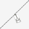Alby Domino Pendant Chain Necklace
