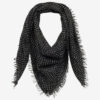 Alecia Cashmere and Wool Polka Dot Scarf