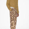 Aliocha Stand-Up Collar Sweater in Plain-Colored Alpaca Knit