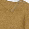 Aliocha Stand-Up Collar Sweater in Plain-Colored Alpaca Knit