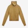 Aliocha Stand-Up Collar Sweater in Plain-Colored Alpaca Knit