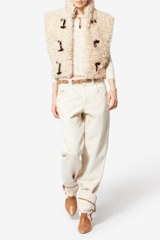 Alisa Bouclé Faux Fur Vest