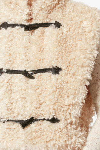 Alisa Bouclé Faux Fur Vest
