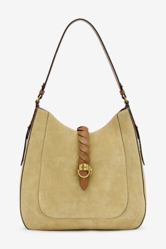 Altay Hobo Suede Calfskin Leather Bag