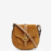 Altay Small Shoulder Bag in Suede Leather