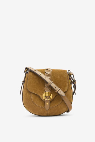 Altay Small Suede Calfskin Leather Handbag