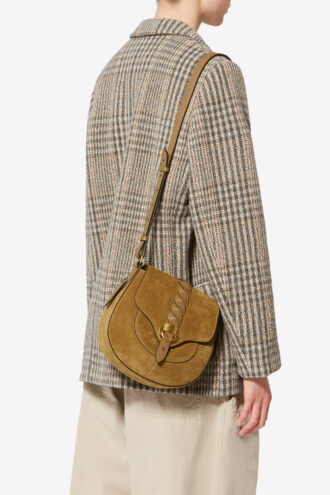 Altay Small Suede Calfskin Leather Handbag