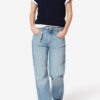 Althea Cotton and Wool Blend Knit Polo with Logo