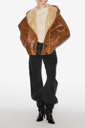 Amiel Short Shearling Coat
