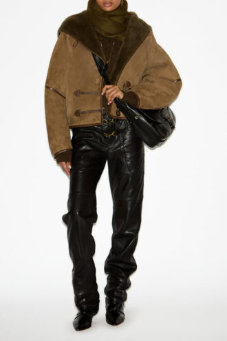 Amiel Short Shearling Coat