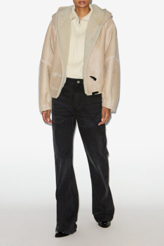 Amiel Short Shearling Coat