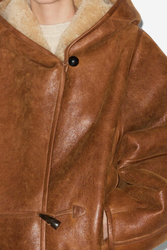 Amiel Short Shearling Coat