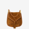 Anahi Braided Suede Leather Shoulder Bag