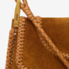 Anahi Braided Suede Leather Shoulder Bag