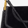 Anahi Braided Suede Leather Shoulder Bag