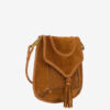 Anahi Braided Suede Leather Shoulder Bag