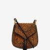 Anahi Printed Suede Leather Shoulder Bag