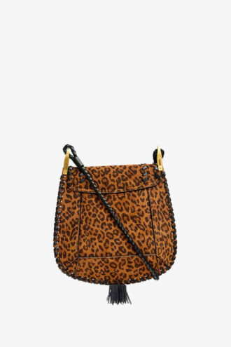Anahi Printed Suede Leather Shoulder Bag