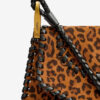 Anahi Printed Suede Leather Shoulder Bag