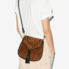 Anahi Printed Suede Leather Shoulder Bag